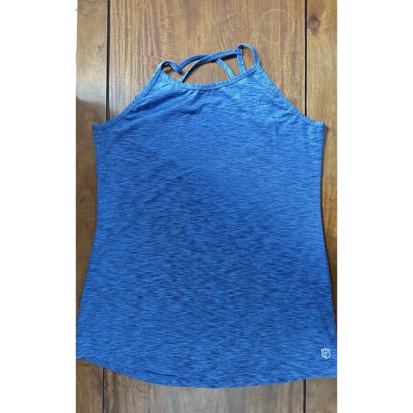Born Primitive The Edge Tank Womens Size XL Blue CrossFit Weightlifting - Picture 1 of 5